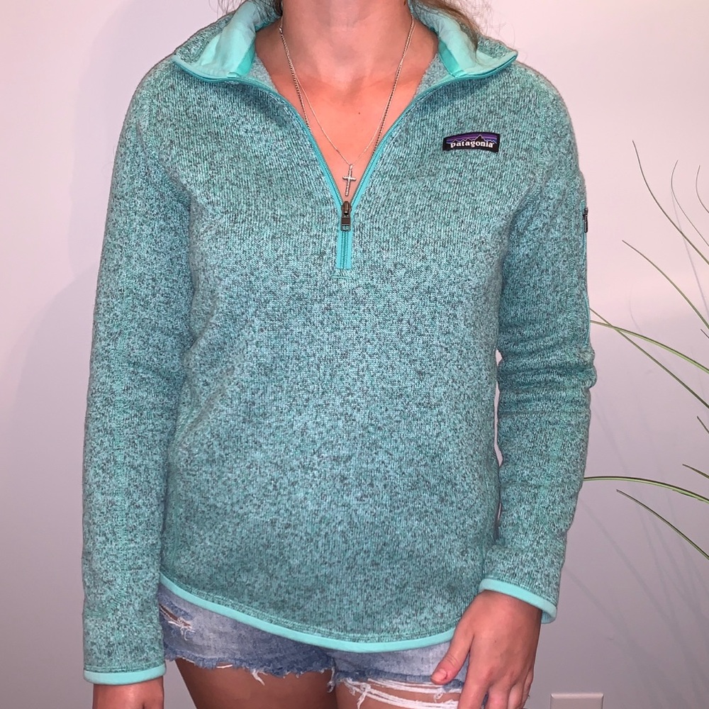 2X Host Pick! Patagonia Better Sweater 1/4 Zip Fleece Sweatshirt 💙 - Picture 3 of 7